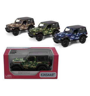 Модель машини KINSMART KT5420WB (96шт/4) Jeep Wrangler Military металева інерційна 3 види 