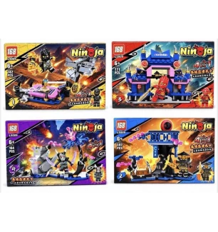 Конструктор Ninjago L5009 (96шт) 4 види 142-171 деталі у коробці
