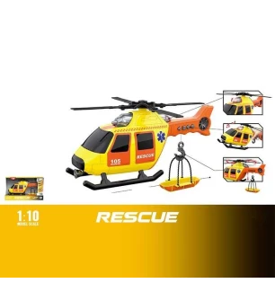 Гелікоптер WY 105 C (18шт) світло звук лопаті обертаються механічно масштаб 1:10 гак із заводним мех