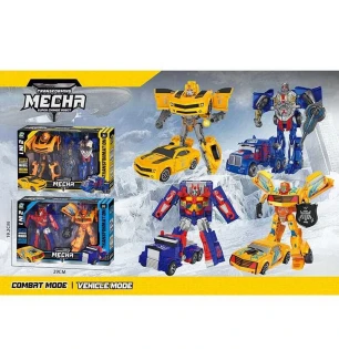 Трансформер Transformer 168-8 (48шт/2) 2 види 2 штуки висота 16 см щит трансформація за 6 кроків кін