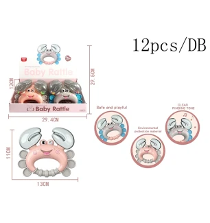 Брязкальце краб B1151 (288шт/2) 2 види 12 шт у боксі 29,5*12*29,5 см