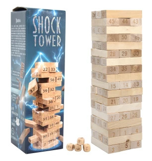 Гра «Shock Tower (Шок Товер)» (укр.) 30858 (6шт) у коробці 28 × 8.2 × 8.2 см