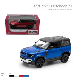 Модель машини KINSMART KT5428W (96шт/4) LAND ROVER DEFENDER 90 металева інерційна відкриваються двер