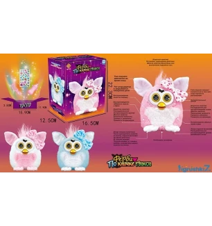 Інтерактивна тваринка JD 4891 (36шт/2) Furby "Фьорбі" 2 кольори казки російською мовою відтворення п