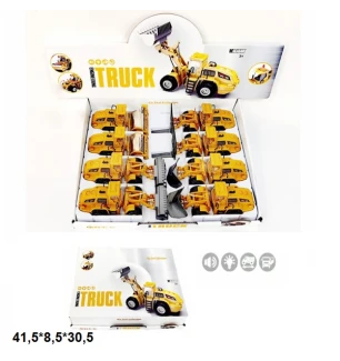 Будівельна техніка інерційна MKS-G1316 (96шт/2) металева музична світиться відкриваються двері 4 вид