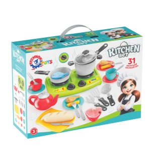 Іграшка "Кухонний набір ТехноК" 3366 (5шт) у коробці 33 х 23.5 х 11 см