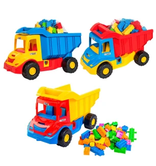 Вантажівка з конструктором "Multi truck" 39221 (9шт) "Tigres" у сітці  