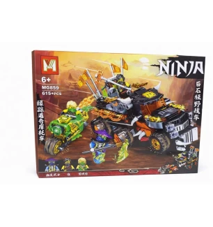 Конструктор Ninjago MG859 (36шт) "Бойовий позашляховик ніндзя" 615+ деталі у коробці