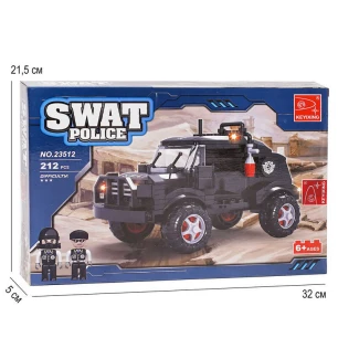 Конструктор AUSINI 23512 (36шт/2) "Спецпідрозділ" 212 деталей у коробці  