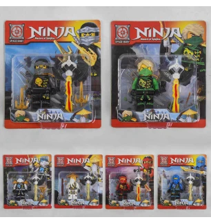 Герої конструктор Ninjago Ніндзяго 2016-77 (шт/2) мікс видів у блістері