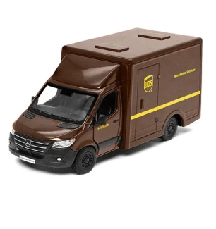 Модель автобус KINSMART KT5476W (96шт/4) MERCEDES-BENZ Sprinter UPS Edition металева інерційна відкр