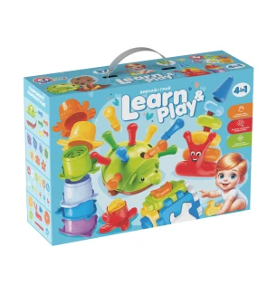 Іграшка для немовлят "Подарунковий набір ТехноК" 2376 (5шт) у коробці 33 х 23 х 10.4 см