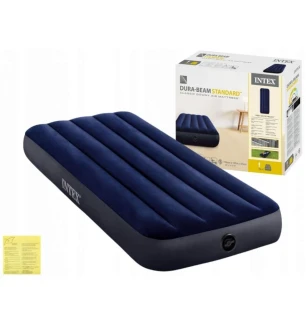 Матрас велюровий INTEX 64756 (6шт) клапан 2 в 1 у коробці 76*191*25 см