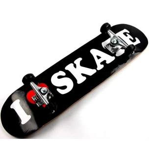 Скейт дерев'яний "I LOVE SKATE" SD015 (6шт) колеса PU, у пак.