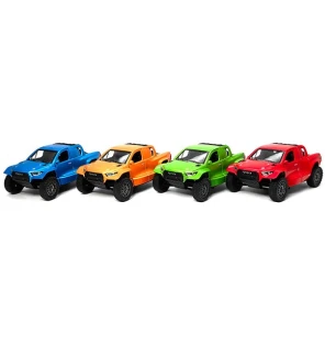 Модель машини KINSMART KT5468W (96шт/4) TOYOTA GR DKR Hilux металева інерційна 4 види у коробці