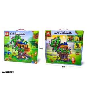 Конструктор Майнкрафт MY WORLD MINECRAFT MG1381 (36шт/2) 611 елементів у коробці