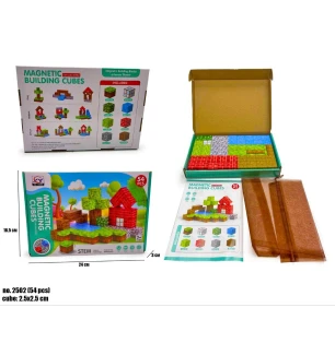 Конструктор магнітний Майнкрафт MY WORLD MINECRAFT 2502 (40шт) 54 елементи у коробці