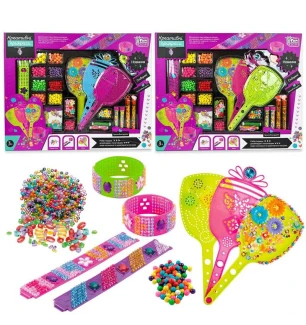 Креативні прикраси 90380 (24шт/2) "4FUN Game Club" 2 види віяло браслети аксесуари намистини у короб