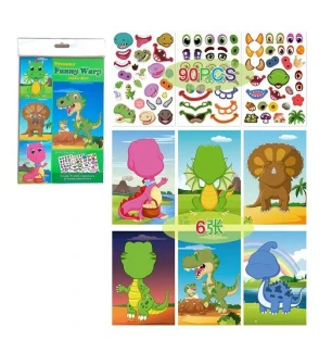 Зошит з наліпками LY 63047 (400шт) у пакеті