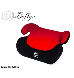 Дитячий бустер Beflye BFL300 Red (6шт) для дітей від 3-х до 12-ти років, вага дитини 15-36 кг у пак.