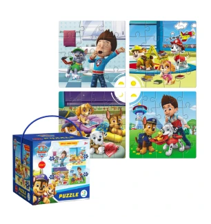 Пазли дитячі 200767 (16шт) Dodo Paw Patrol 4в1 "Розпорядок дня" 72 елемента у коробці 15*15*15 см