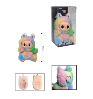 Іграшка лялька фігурка-брелок Labubu Лабубу 221125-13 (240шт) сидяча 13 см 