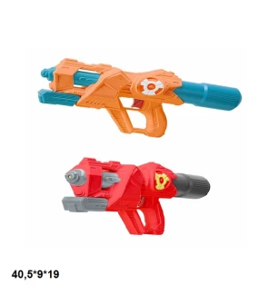 Водяна зброя 40,5 см 576 (36шт/2) з накачкою 2 види у пакеті 40,5*9*19 см