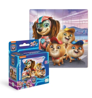 Пазли дитячі 200471 (40шт) Dodo «Paw Patrol» Молодші патрульні 28 елементів у коробці 13,5*10*5 см