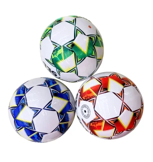 М'яч футбольний BT-FB-0318 (30шт) розмір №5 PVC 300 грам 3 види у пакеті