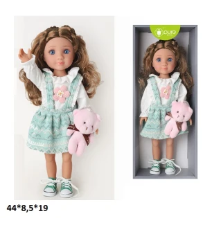 Лялька 40 см DF16-050B (36шт/2) з аксесуарами у коробці 44*8,5*19 см