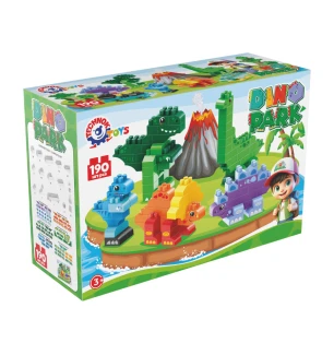 Конструктор "Dino Park ТехноК" 2222 (3шт) 190 елементів у коробці 37.4 х 25 х 13.7 см