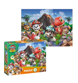 Пазли дитячі 200800 (48шт) Dodo «Paw Patrol Динофільм. Реви, як динозавр!» 60 елементів у коробці 18