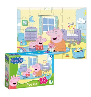 Пазли дитячі 200674 (32шт) Dodo «Peppa Pig» Кімната немовля 30 елементів у коробці 14*21*4 см