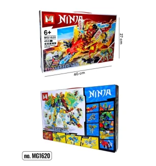 Конструктор Ninjago MG1620 (36шт) 453 елементи у коробці