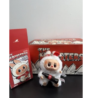 Іграшка лялька фігурка-брелок Labubu Лабубу 410006-2P1 (240шт) Coca-Cola стояча 14 см 2 види