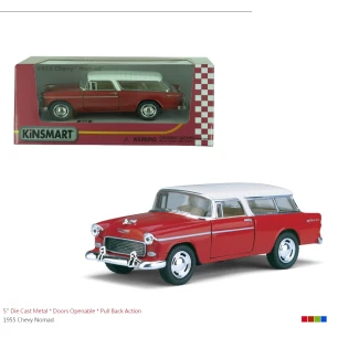 Модель легкова KINSMART KT5331W  (96шт/4) CHEVY NOMAD (1955) металева інерційна