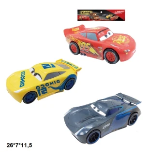 Машина інерційна "Тачки" Cars 6777-45A/53A/54A (144шт/2) 3 види, розмір - 20*11*7 см, у пакеті 17*27