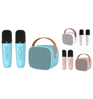 Караоке C 72966 (40шт) 2 мікрофони вбудований акумулятор Bluetooth слот для TF-Card роз’єм type-С AU
