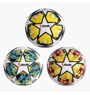 М'яч футбольний C 66321 (30шт) 3 види вага 420 грамів матеріал PU балон гумовий клеєний (поставляєть