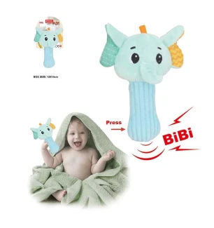 Брязкальце дитяче 033-20 (288шт) пискавка на листі