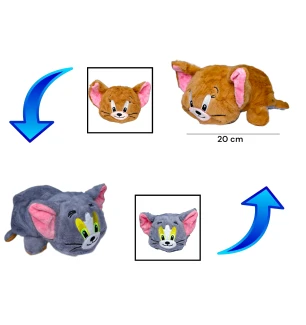 М'яка іграшка двохстороння 215954973 (120шт) Том і Джері 20 см