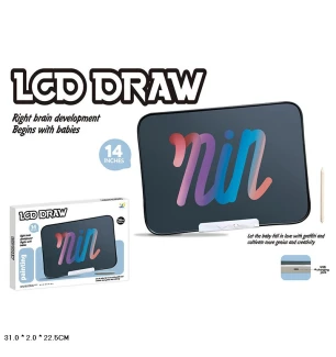 Планшет для малювання 670 (48шт) LCD Draw 14'' кольоровий з USB у коробці 31*2*22,5 см