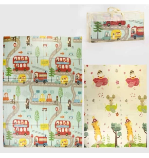 Килимок складний термо 2-х сторонній EVA В-50015 (20шт) 180х150х0.8 см у сумці  