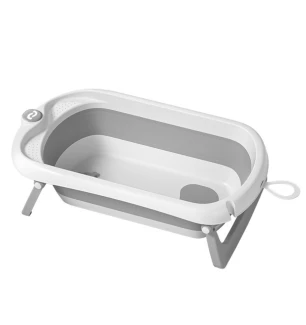 Ванночка складна з вкладишем для немовляти CARRELLO Mira CRL-17103 Cloud Grey (1шт) у коробці 84х48х