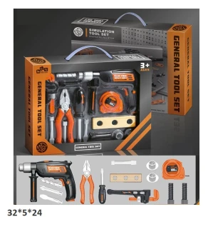 Набір інструментів дитячих 778-90 (72шт/2) батарейкові у коробці 32*5*24 см