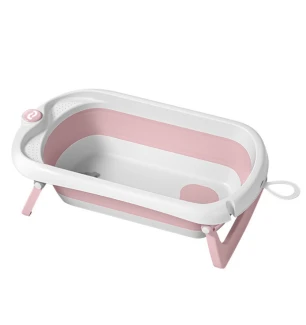 Ванночка складна з вкладишем для немовляти CARRELLO Mira CRL-17103 Blush Pink (1шт) у коробці 84х48х