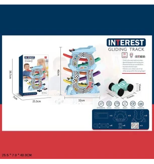 Трек гральний набір 6603 (36шт/2) машинка у комплекті у коробці 25,5*7*40 см