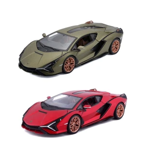 Автомодель металева 1:24 LAMBORGHINI SIÁN FKP 37 18-21099 (6шт) BBURAGO  у коробці