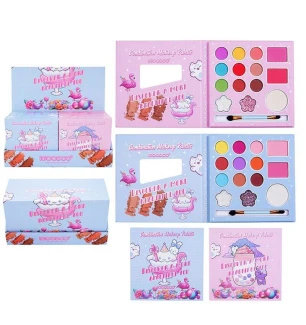 Косметика дитяча IG 3143 (196шт) 24 шт у блоці тіні рум'яна хайлайтер аплікатор у коробці  