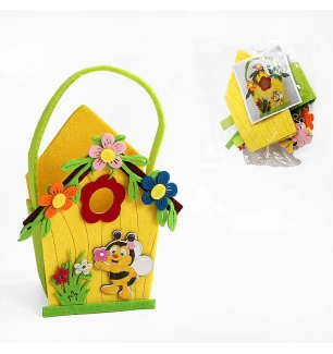 Аплікація з фетру С 22715 (300шт) деталі для кошика у пакеті